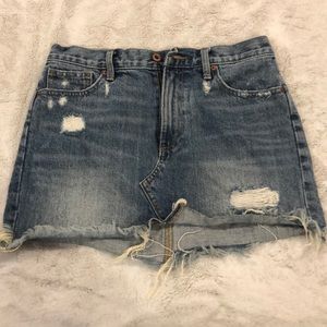 Lucky brand jean skirt